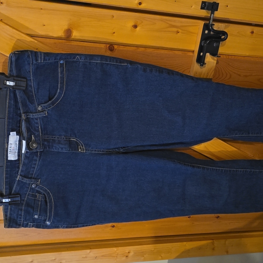 Torrid Dark Blue Skinny Jeans 16 Tall